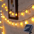Solar LED Outdoor String Lights – Warm White or Multicolor
