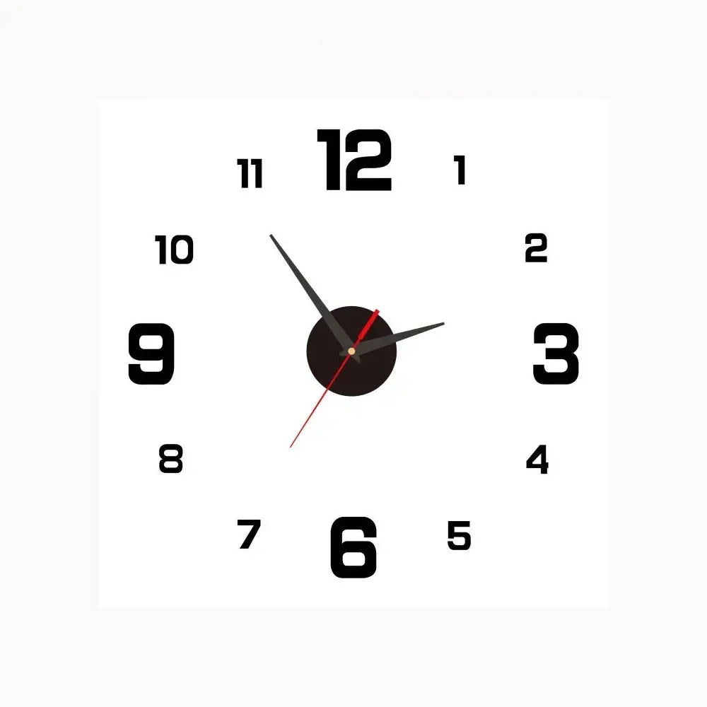 Modern Silent Wall Clock – 9 Designs, 11.8"