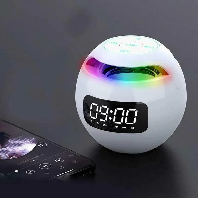 Bluetooth Speaker Alarm Clock with LED Display