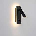 Adjustable LED Spotlight Wall Sconce with Ambient Backlight