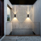 Scandi Up-Down LED Outdoor Wall Light – Black, Dimmable Options
