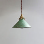 Vintage Industrial Cone Pendant Light – Rustic Finish