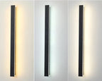 Modern Linear LED Outdoor Wall Light for Patio & Garden