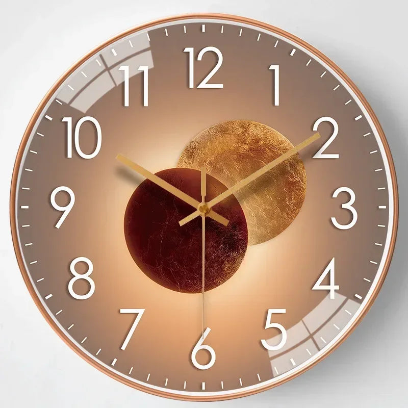 Modern Silent Wall Clock – 9 Designs, 11.8"