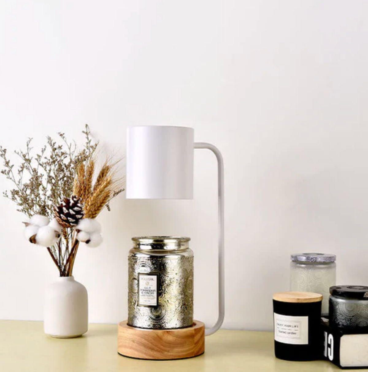 Candle Warmer Lamp for Jar Candles – Black or White