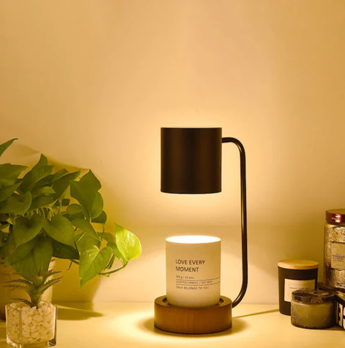 Candle Warmer Lamp for Jar Candles – Black or White