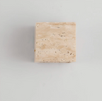 Natural Travertine Cube Wall Sconce – Square or Rectangle