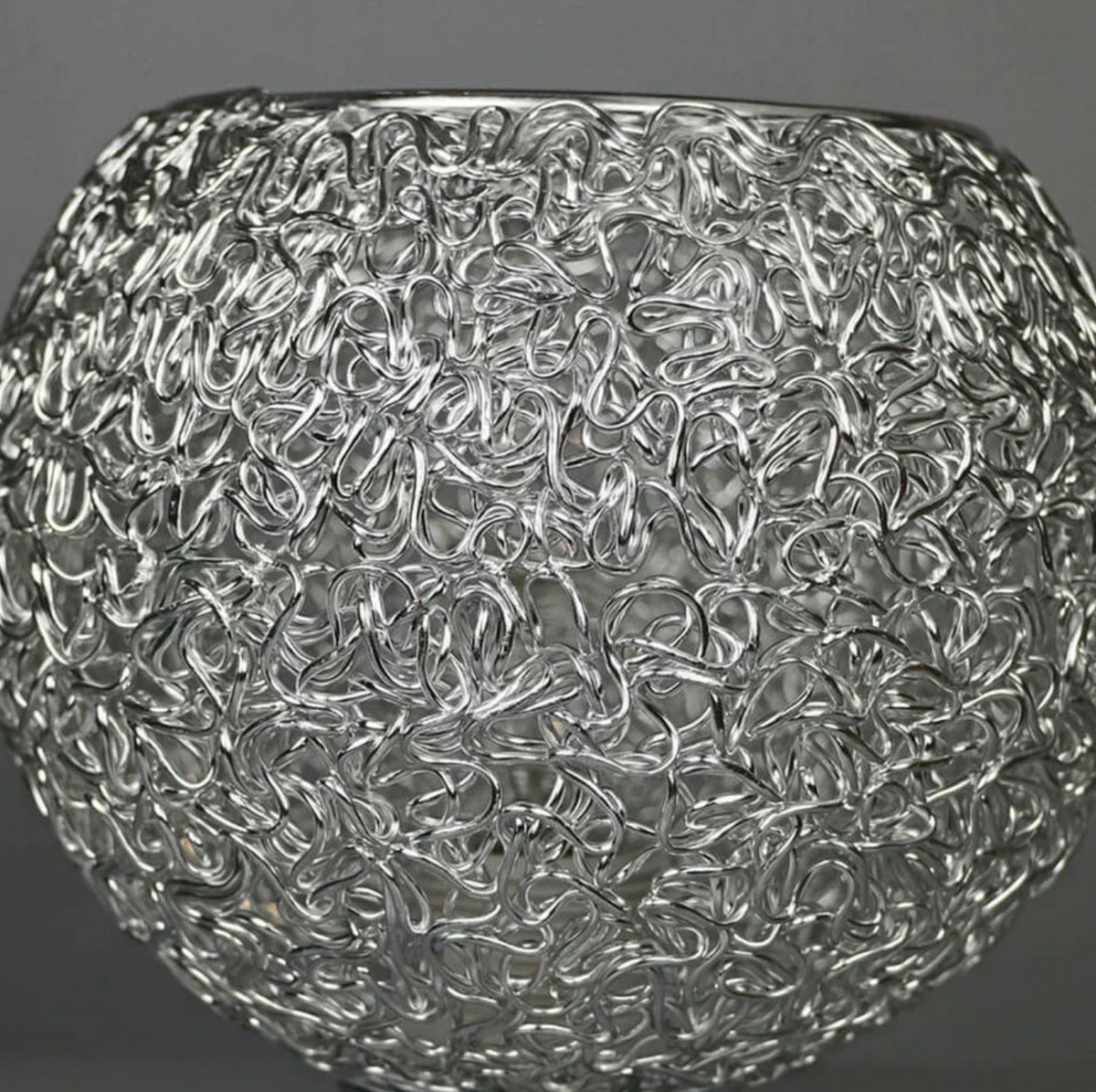 Woven Metal Globe Flush Mount Ceiling Light – 9 Colors