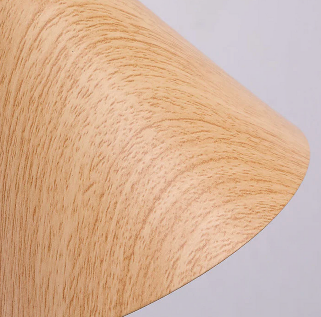 Scandinavian Wooden Cone Wall Sconce