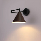Scandinavian Wooden Cone Wall Sconce