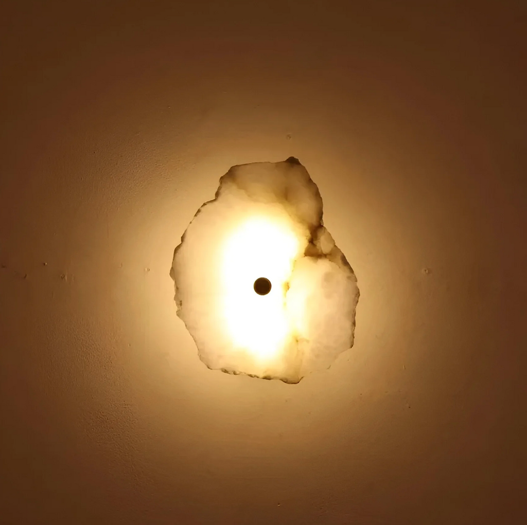 Organic Stone-Look LED Wall Sconce – 1 to 7 Lights