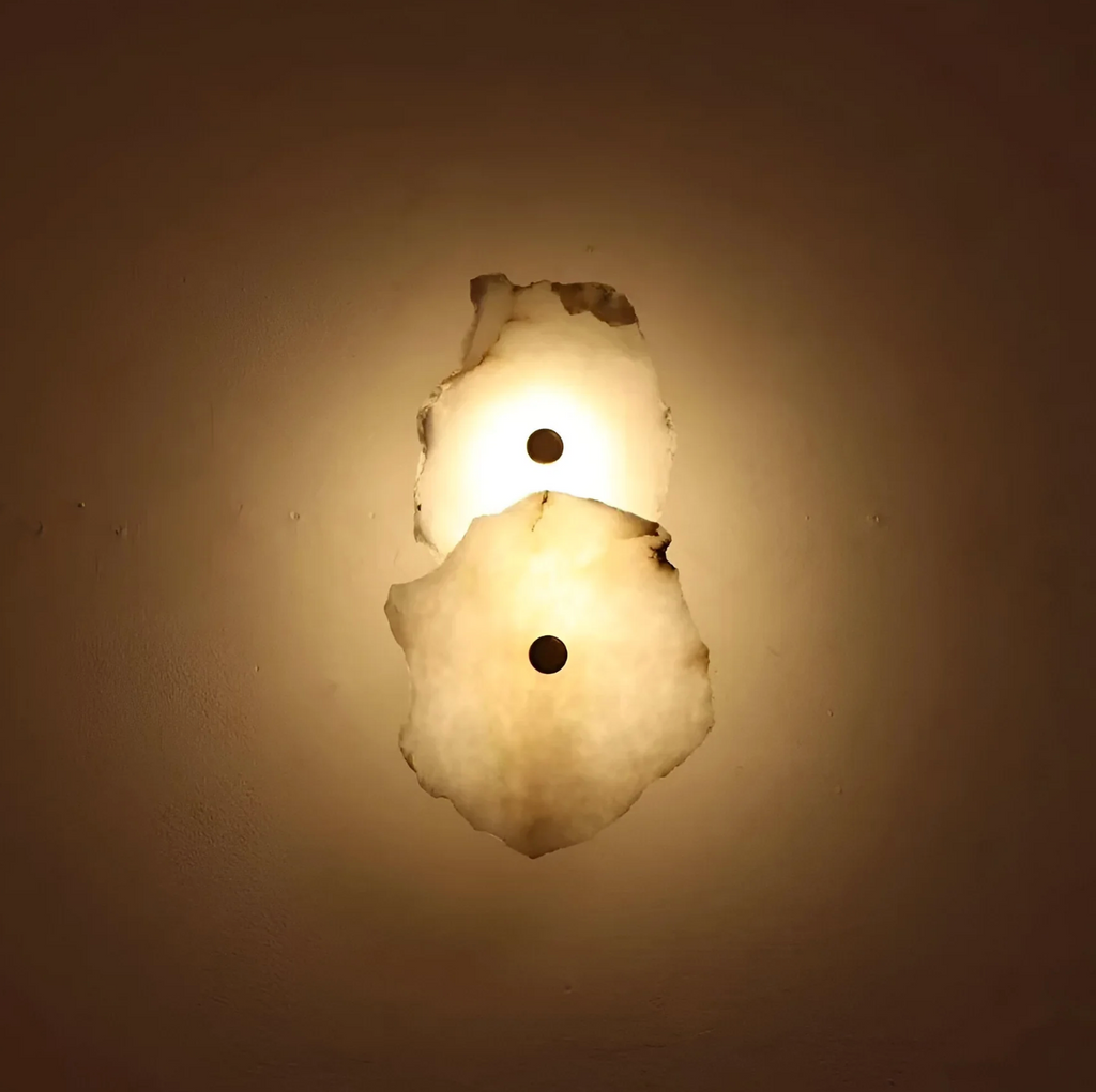 Organic Stone-Look LED Wall Sconce – 1 to 7 Lights
