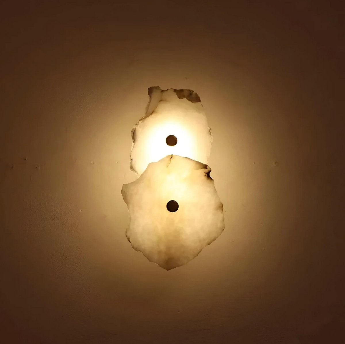 Organic Stone-Look LED Wall Sconce – 1 to 7 Lights
