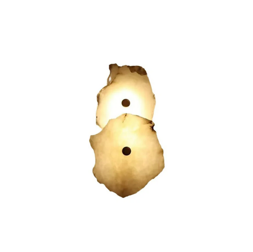 Organic Stone-Look LED Wall Sconce – 1 to 7 Lights