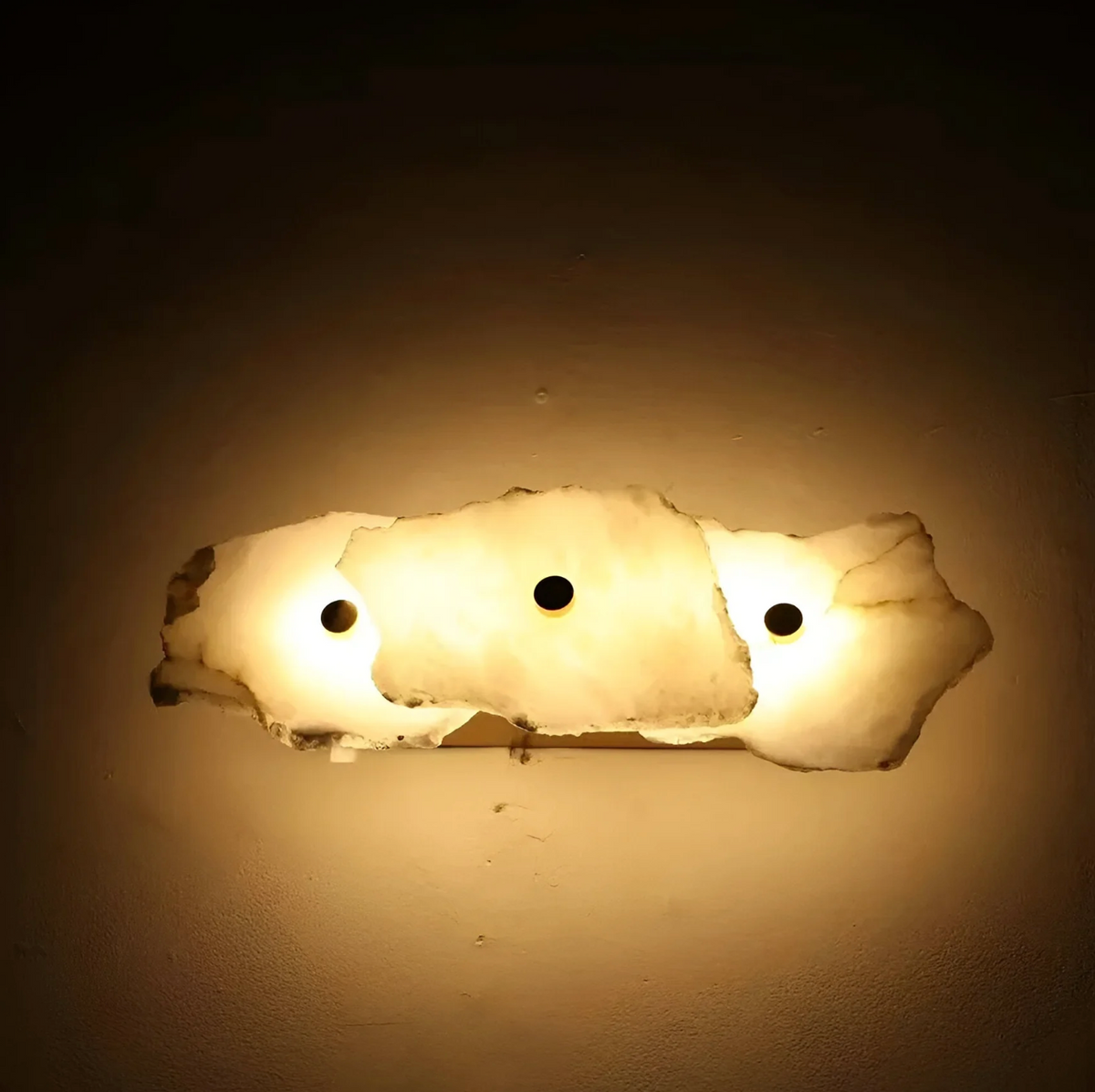 Organic Stone-Look LED Wall Sconce – 1 to 7 Lights