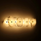 Organic Stone-Look LED Wall Sconce – 1 to 7 Lights