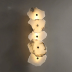 Organic Stone-Look LED Wall Sconce – 1 to 7 Lights