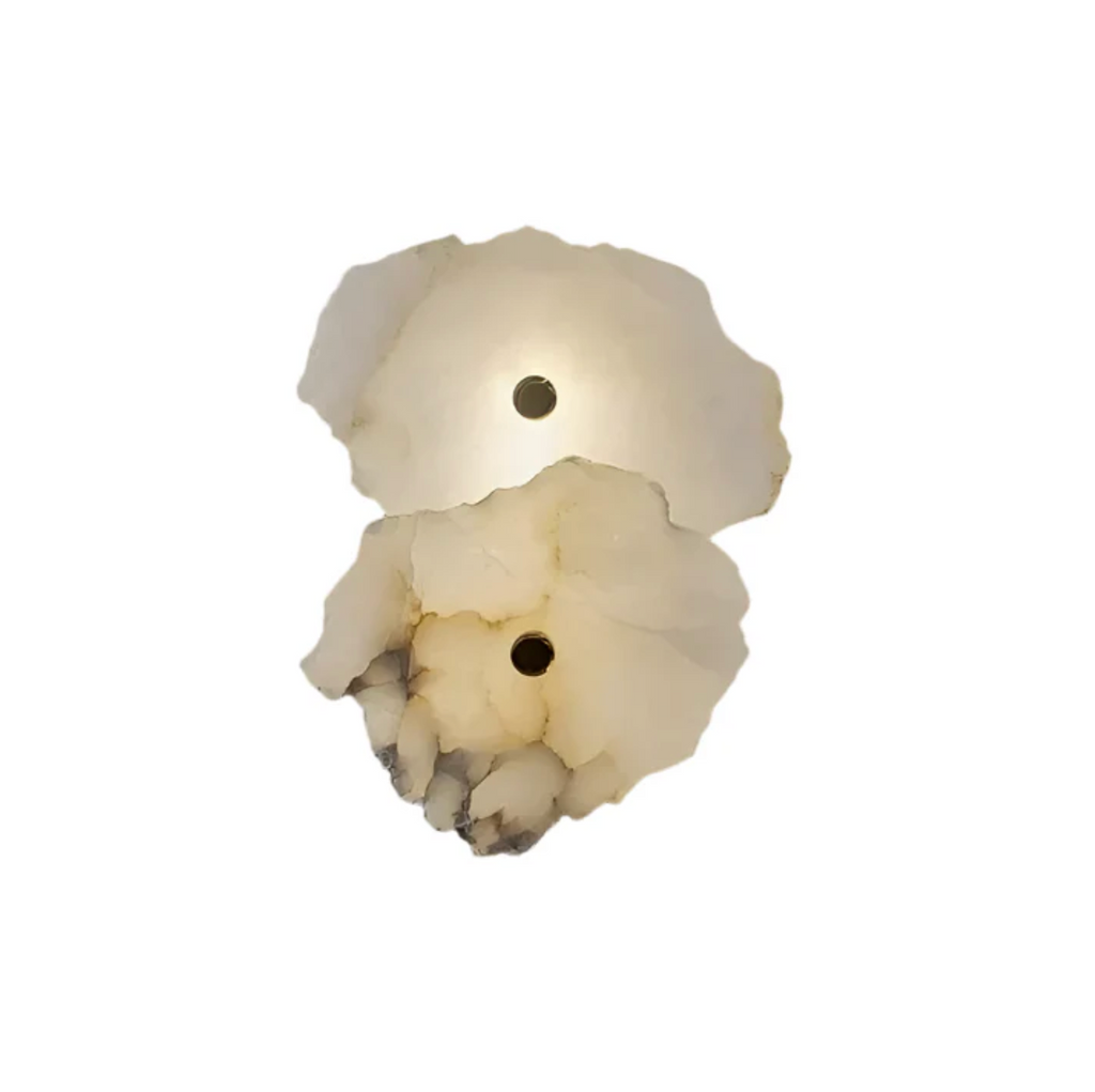 Organic Stone-Look LED Wall Sconce – 1 to 7 Lights