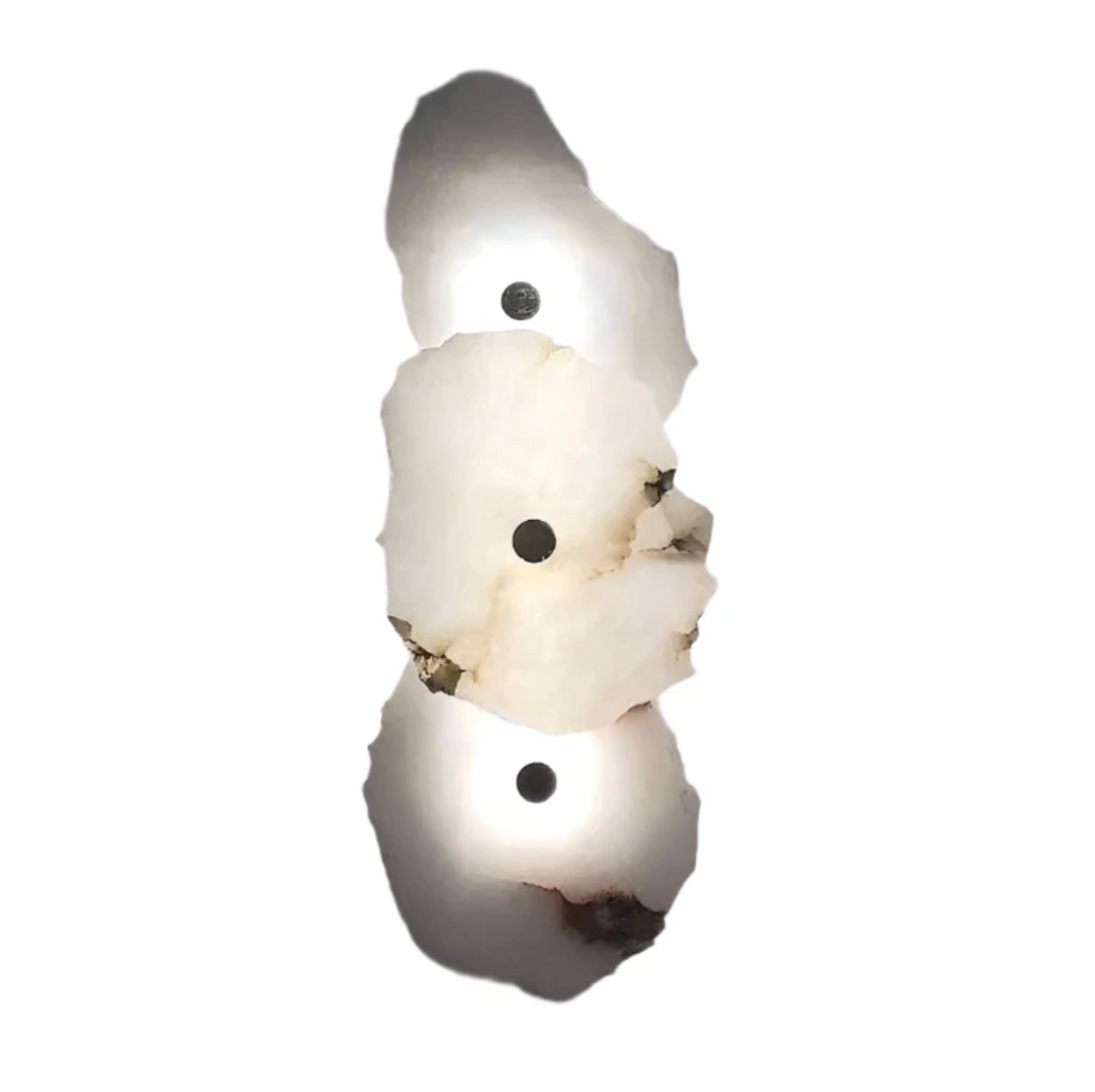 Organic Stone-Look LED Wall Sconce – 1 to 7 Lights