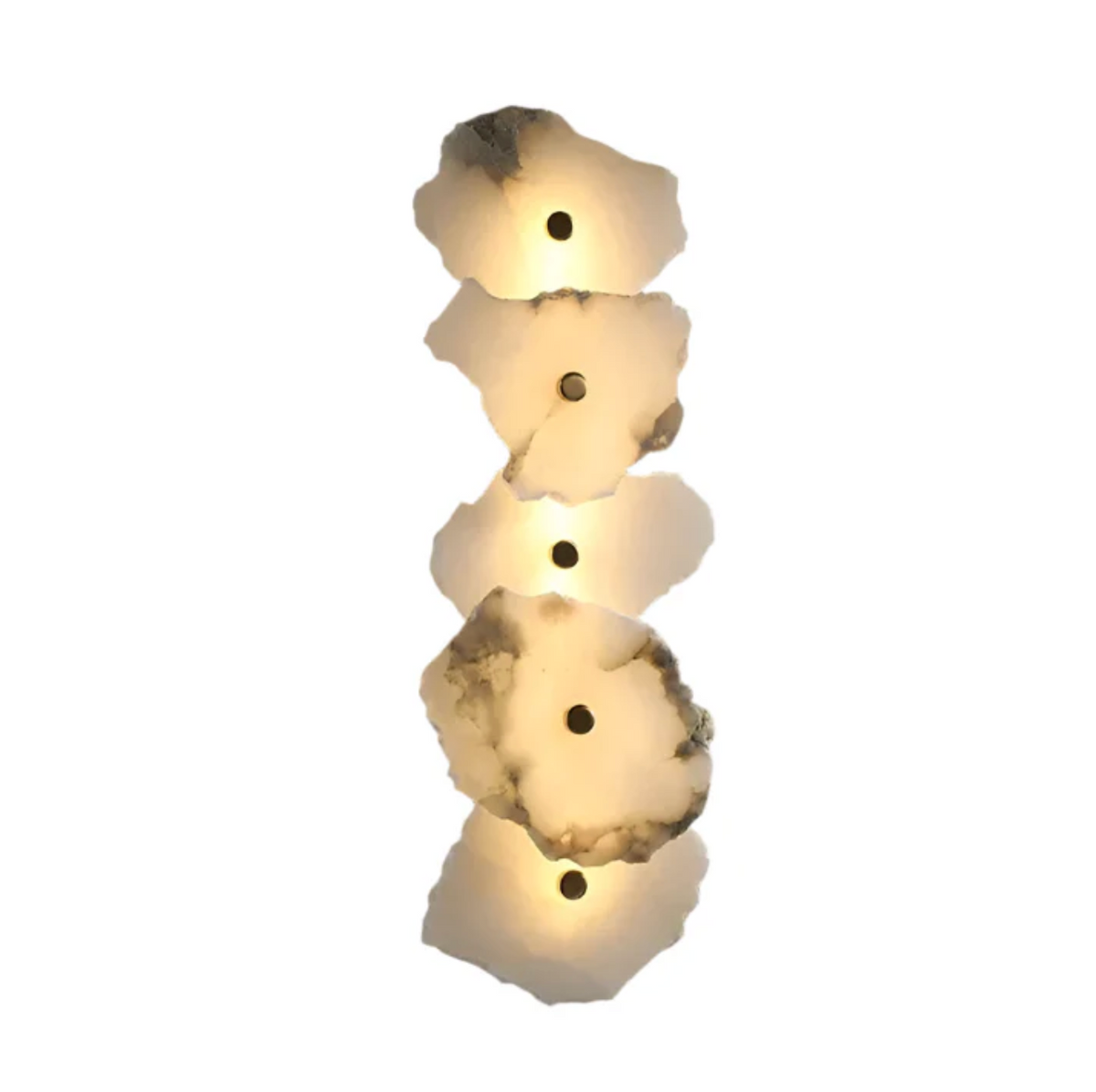 Organic Stone-Look LED Wall Sconce – 1 to 7 Lights
