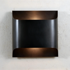 Up-Down LED Wall Lamp – Aluminum Cube, Black or Gold