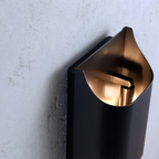 Up-Down LED Wall Lamp – Aluminum Cube, Black or Gold