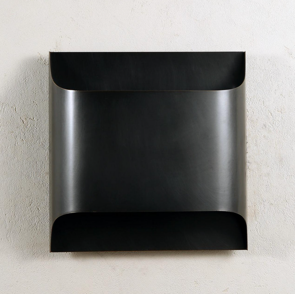 Up-Down LED Wall Lamp – Aluminum Cube, Black or Gold