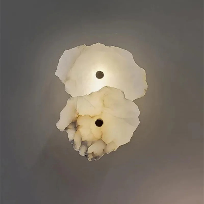 Organic Stone-Look LED Wall Sconce – 1 to 7 Lights