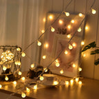 Solar LED Outdoor String Lights – Warm White or Multicolor