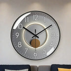 Modern round decorative wall clock