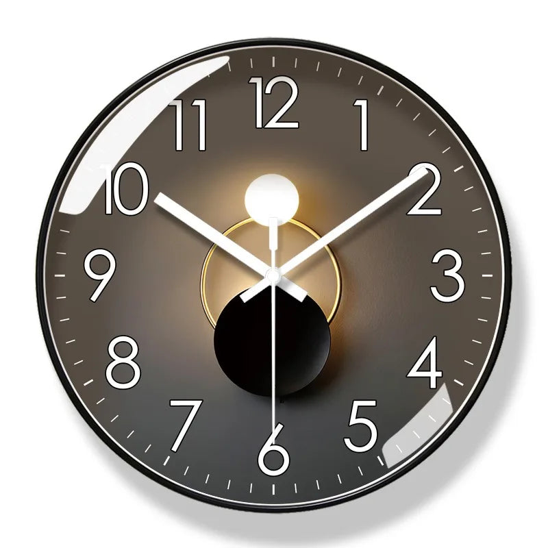 Modern Round Decorative Wall Clock – 8 Styles