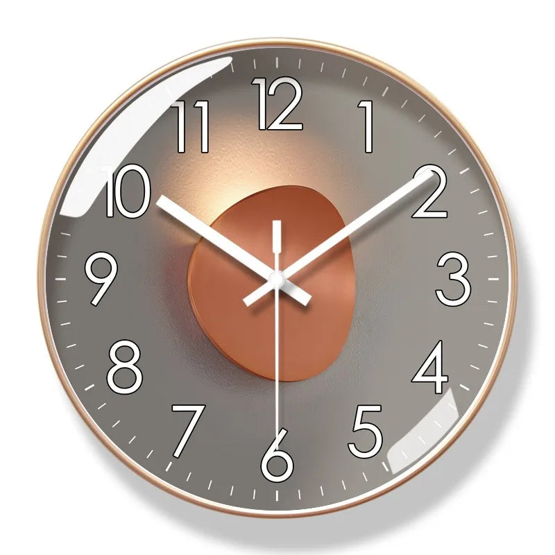 Modern Round Decorative Wall Clock – 8 Styles