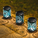 Solar Spiral Projection Garden Light