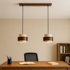Minimalist Stone Barrel Pendant Light – 1 to 4 Lights