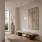 Cascading Glass Globe Chandelier with Leather Straps