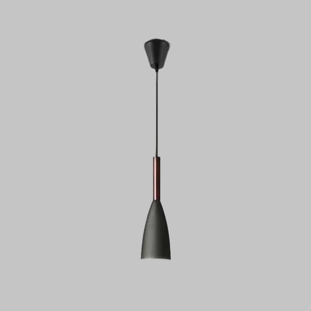 Nordic 3-Light Kitchen Island Pendant with Tapered Metal Shades