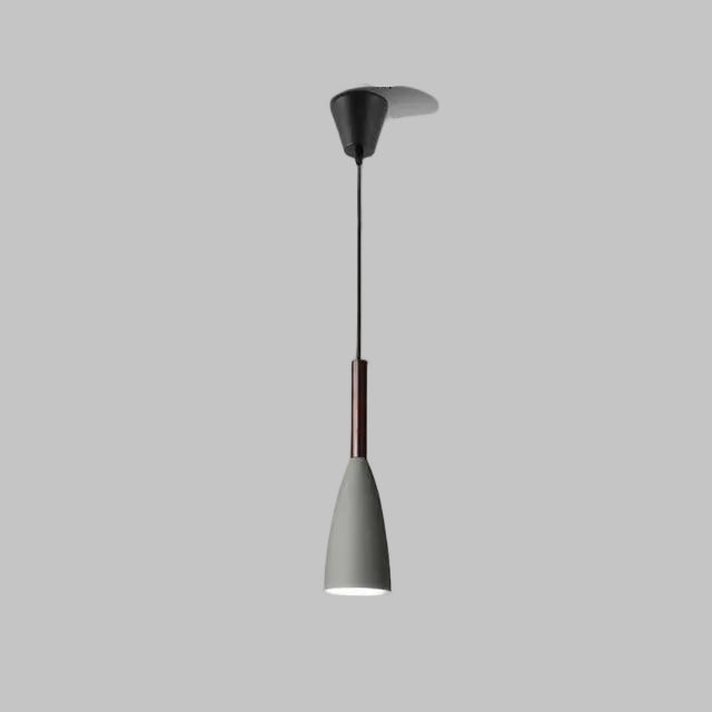 Nordic 3-Light Kitchen Island Pendant with Tapered Metal Shades