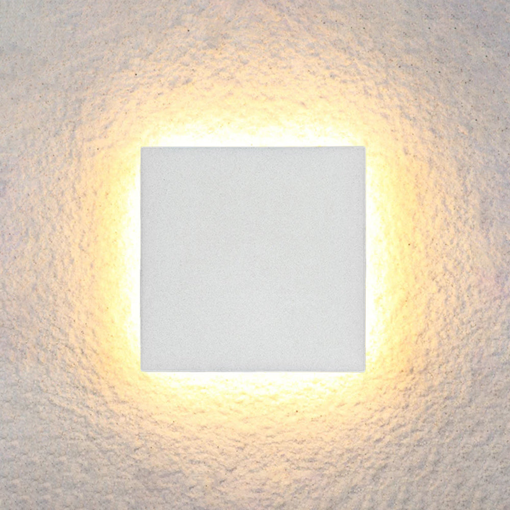 Minimalist LED Wall Sconce – Round or Square, Motion Sensor Option