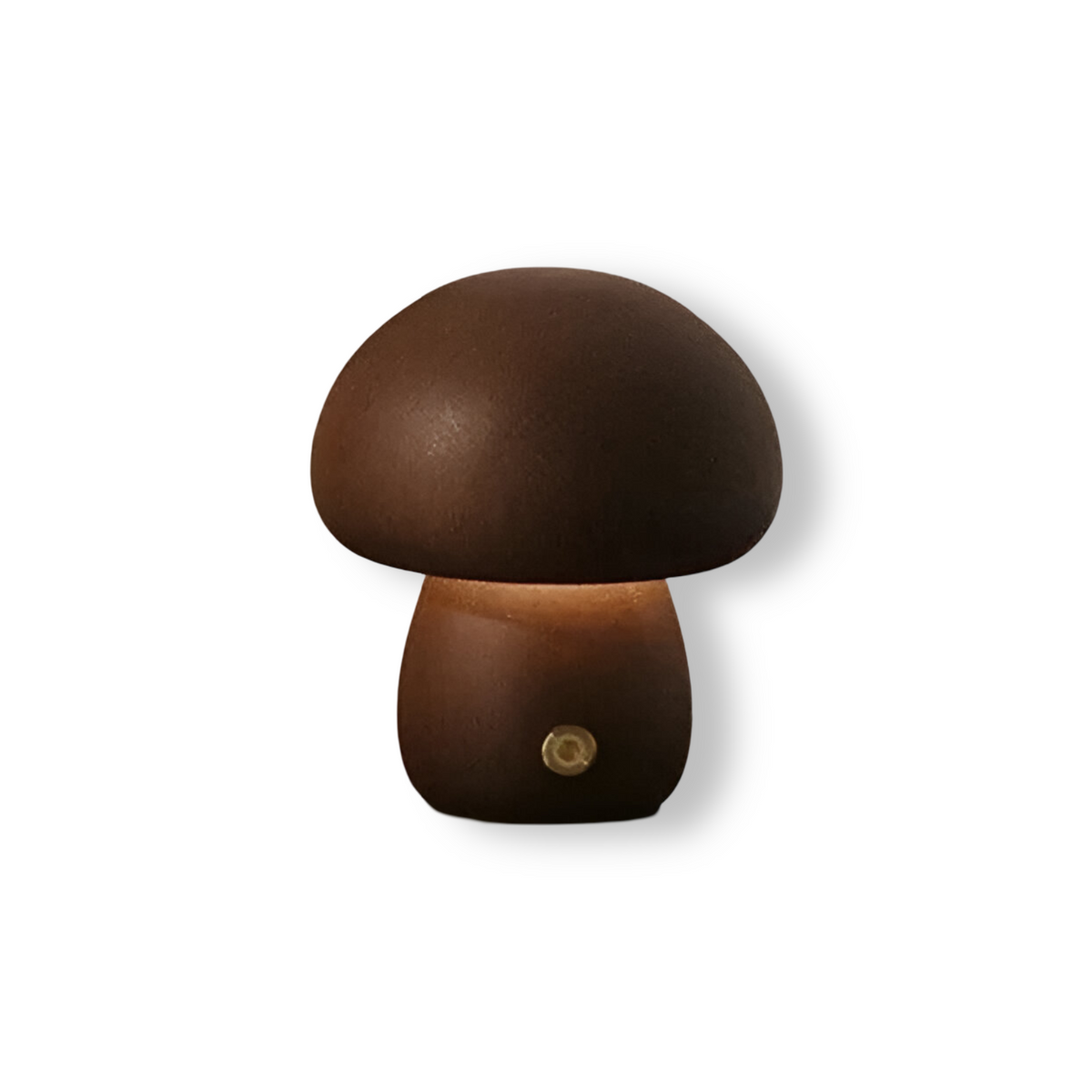 Wooden Mushroom Bedside Lamp – Walnut or Beech
