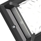 Square Black Waterproof LED Outdoor Wall Light