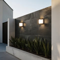 Square Black Waterproof LED Outdoor Wall Light