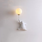Bear Balloon Wall Lamp for Kids' Rooms