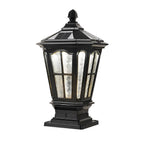 Classic Lantern Outdoor Post Light – Solar or Wired