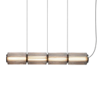 Linear Cylinder Glass Pendant – 3, 4 or 5 Lights