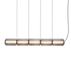 Linear Cylinder Glass Pendant – 3, 4 or 5 Lights
