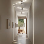 Rotating Circular LED Ceiling Light – 15W Matte White