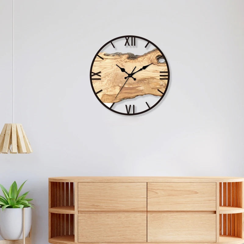 Modern Transparent Acrylic Wall Clock – 11.8"