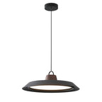Scandinavian Oval Pendant Light – Black or White