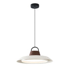 Scandinavian Oval Pendant Light – Black or White
