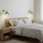 Bauhaus Colored Glass Wall Lamp